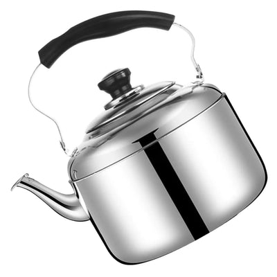 Cabilock Stainless Steel Kettle Sounding Tea Kettle Tea Heating Pot Whistling Teapot Coffee Servers Kettle Whistle Water Kettle Fast Heating Kettle Teapot for Stovetop Beep Boiler