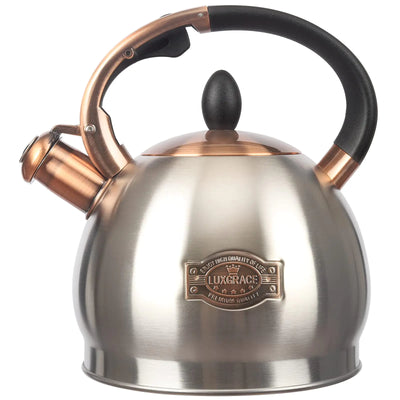 3Quart Whistling Tea Kettle Classic Teapot Stainless Steel Teakettle with Cool Grip for Stovetop