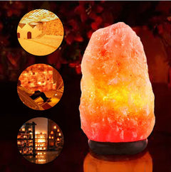 Creative Crystal Salt Lamp Night Light for Bedside