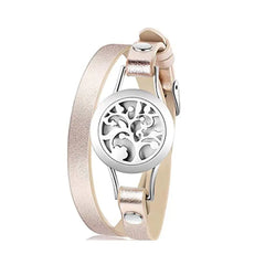 Stainless Steel Hollow Essential Oil Diffuser Bracelet