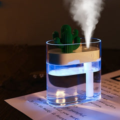 Cactus USB Ultrasonic Air Humidifier & Essential Oil Diffuser 160ML