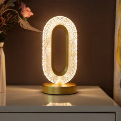 Touch Control Rechargeable Crystal Table Lamp