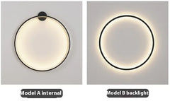 Luna Round Bedside Wall Lamp